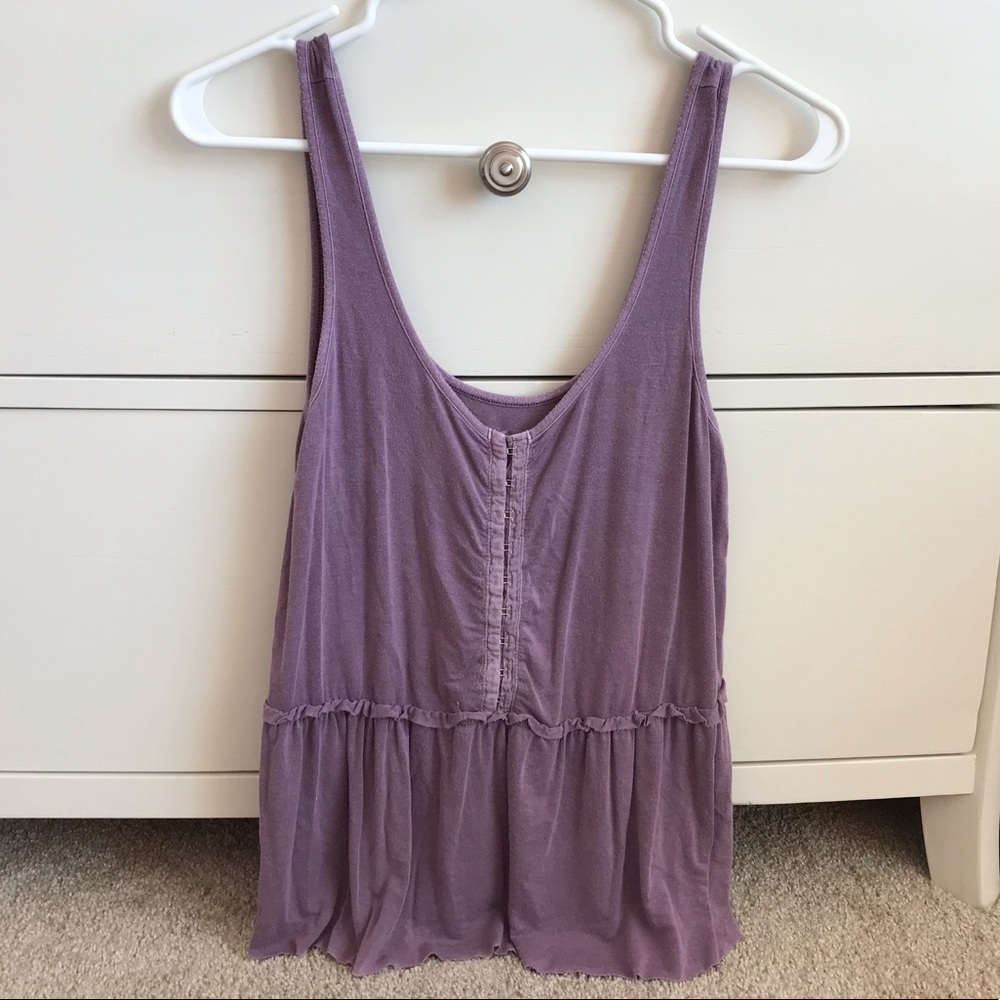 American Eagle Purple Tank Top - Size Small